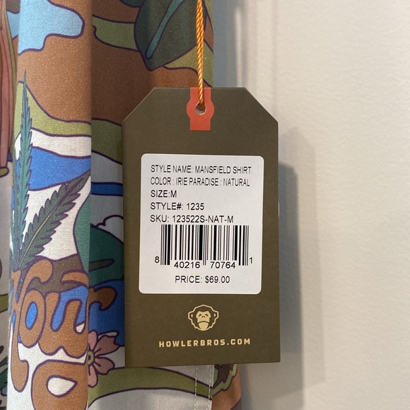 Howler Brothers, Mansfield, shirt, color Ire Paradise - Picture 4 of 5